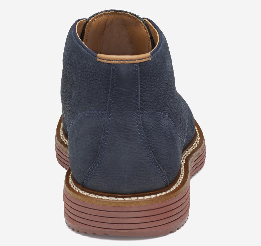 Johnston & Murphy Upton Chukka Navy Nubuck