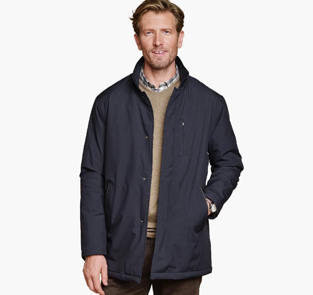 Johnston & Murphy Upton City Coat Navy