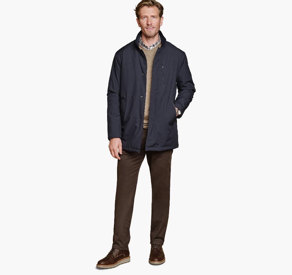 Johnston & Murphy Upton City Coat Navy