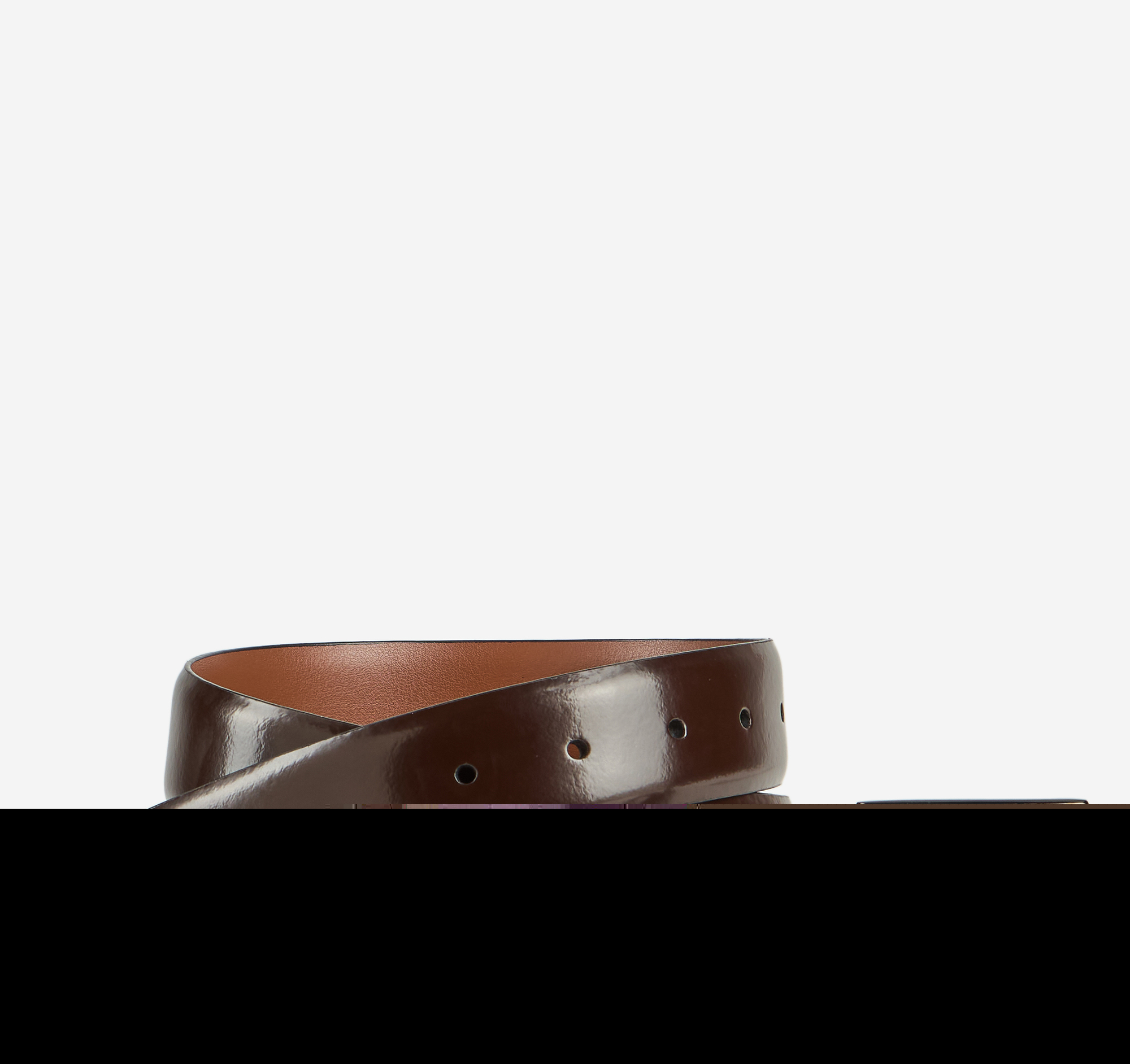 Johnston & Murphy Upton Dress Belt Mahogany