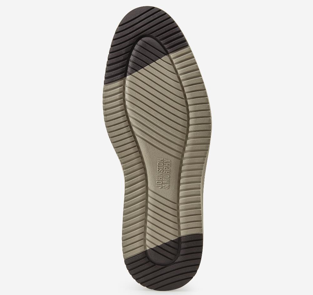 Johnston & Murphy Upton Plain Toe Dark Brown Nubuck