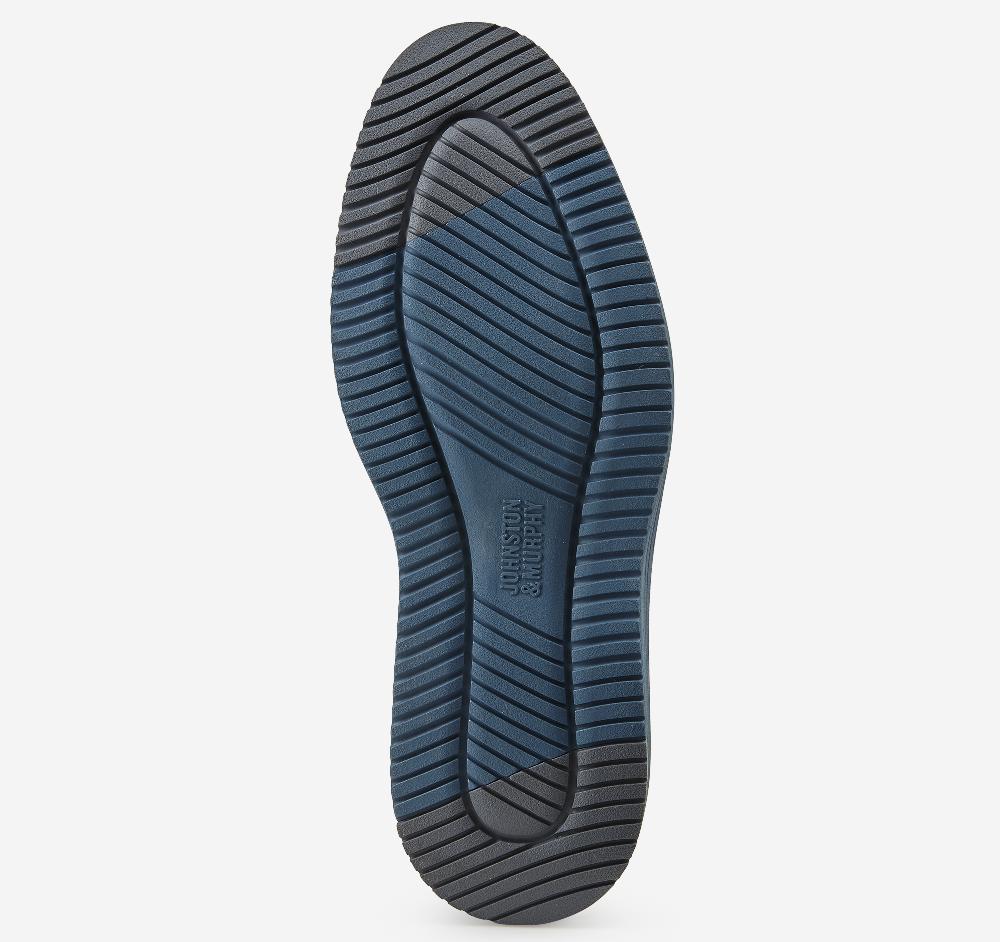 Johnston & Murphy Upton Plain Toe Gray Nubuck