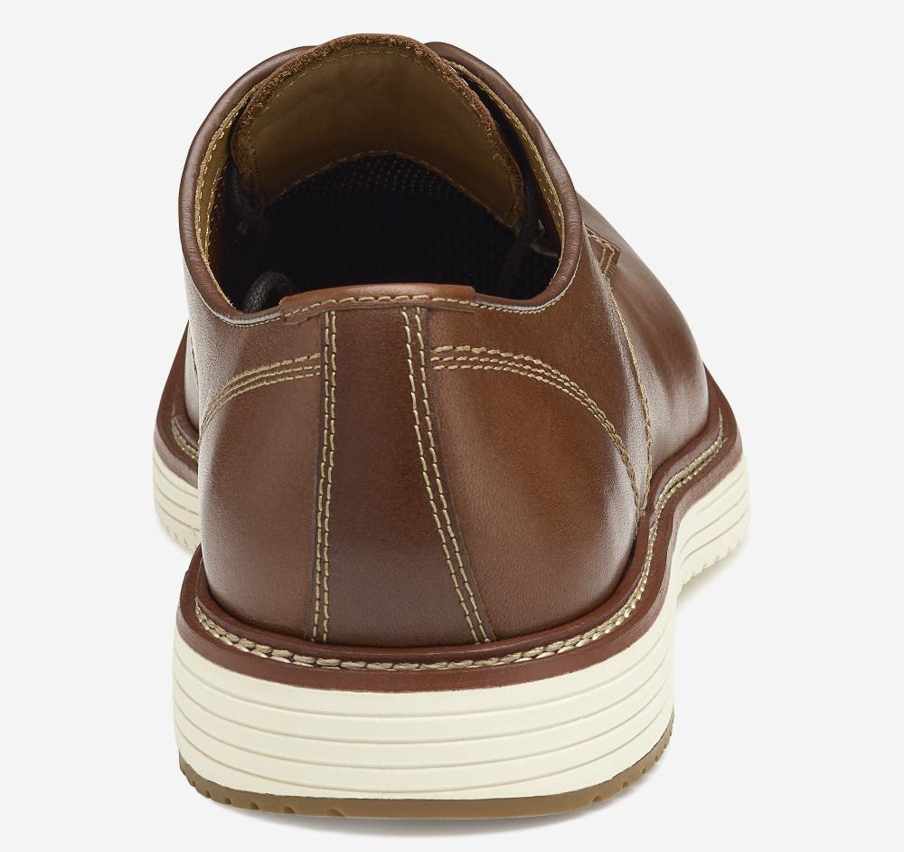 Johnston & Murphy Upton Plain Toe Tan Full Grain