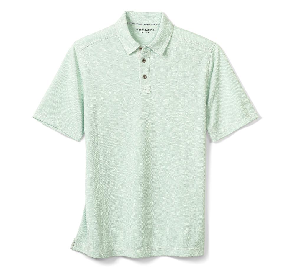 Johnston & Murphy Vintage Slub Polo Mint