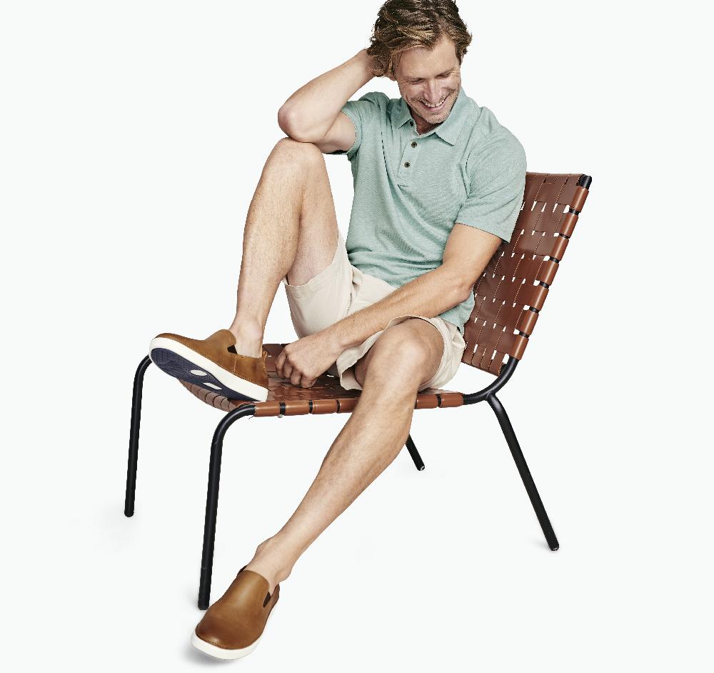 Johnston & Murphy Vintage Slub Polo Mint