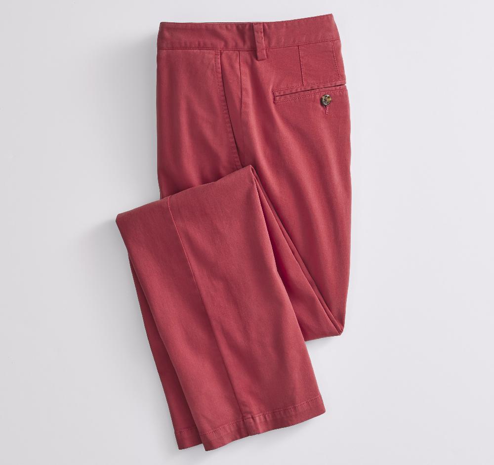 Johnston & Murphy Washed Chinos Red