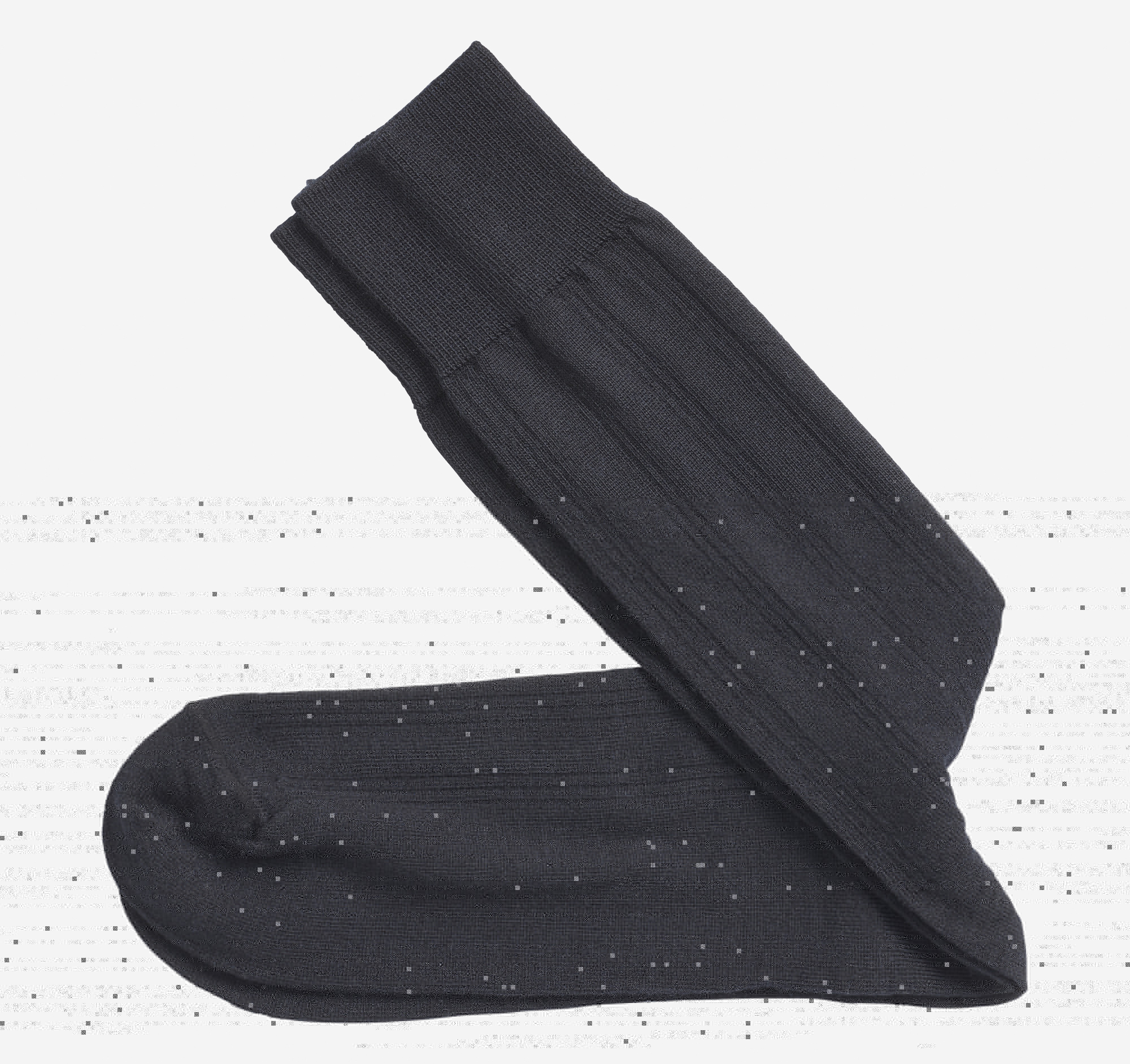 Johnston & Murphy Wool Ribbed Socks Navy