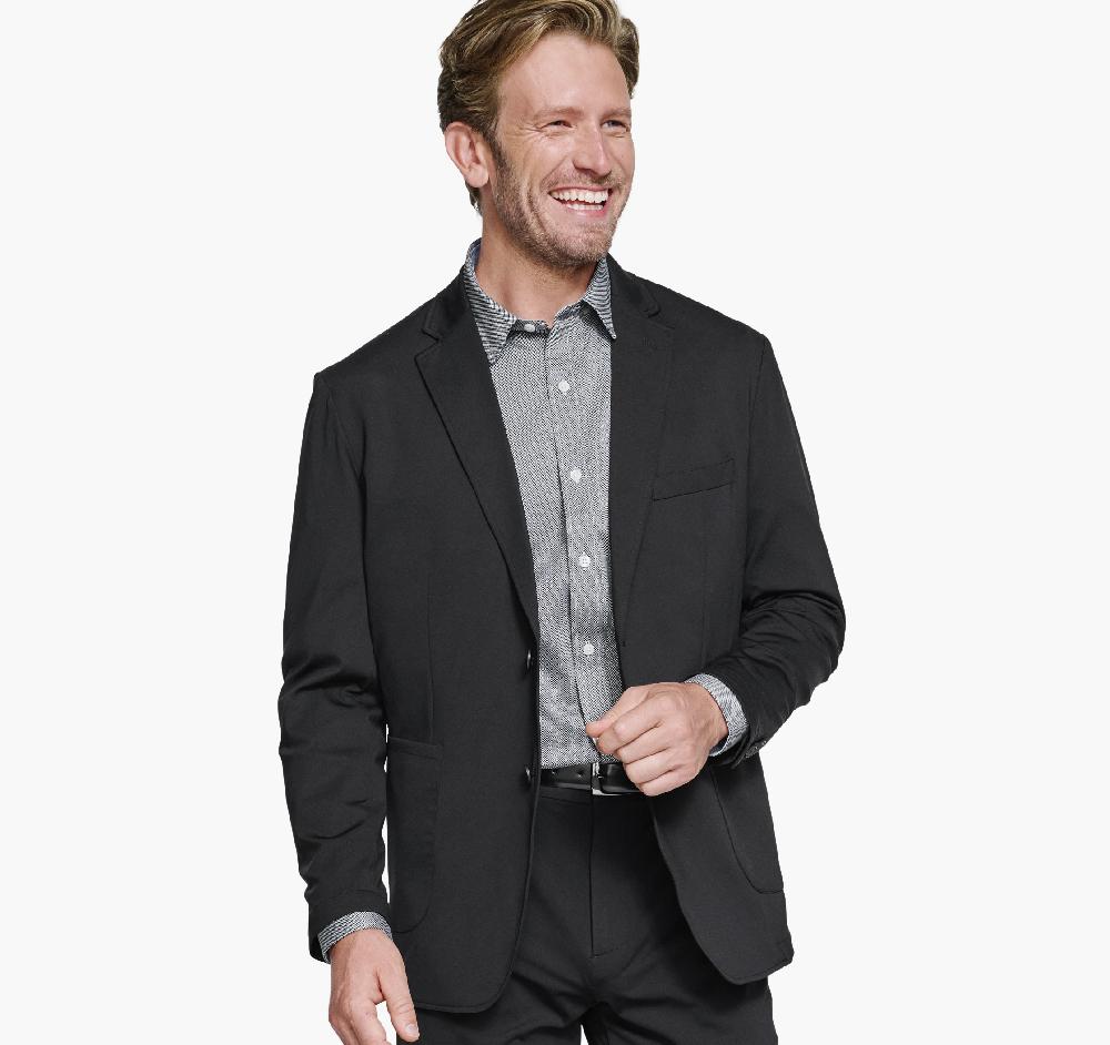 Johnston & Murphy XC Flex® Knit Blazer Black