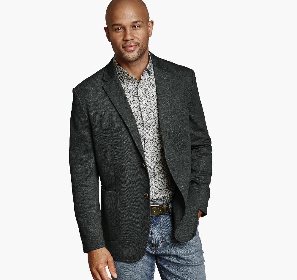Johnston & Murphy XC Flex® Knit Blazer Forest Green