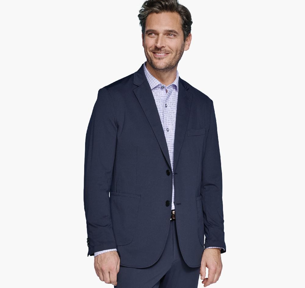 Johnston & Murphy XC Flex® Knit Blazer Navy