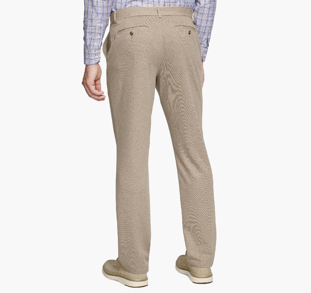 Johnston & Murphy XC Flex® Knit Pants Tan Twill