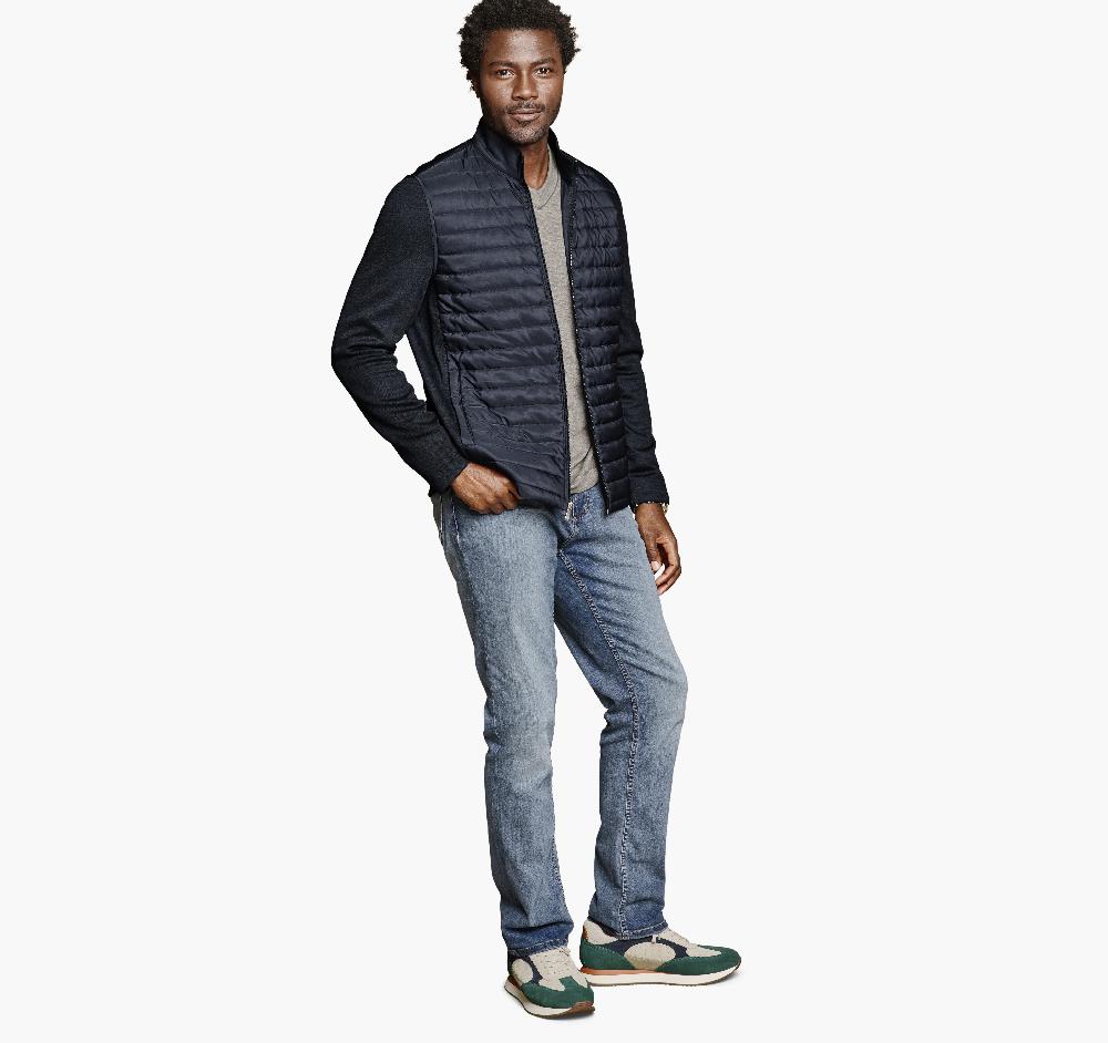Johnston & Murphy XC4® Quilted Full-Zip Navy