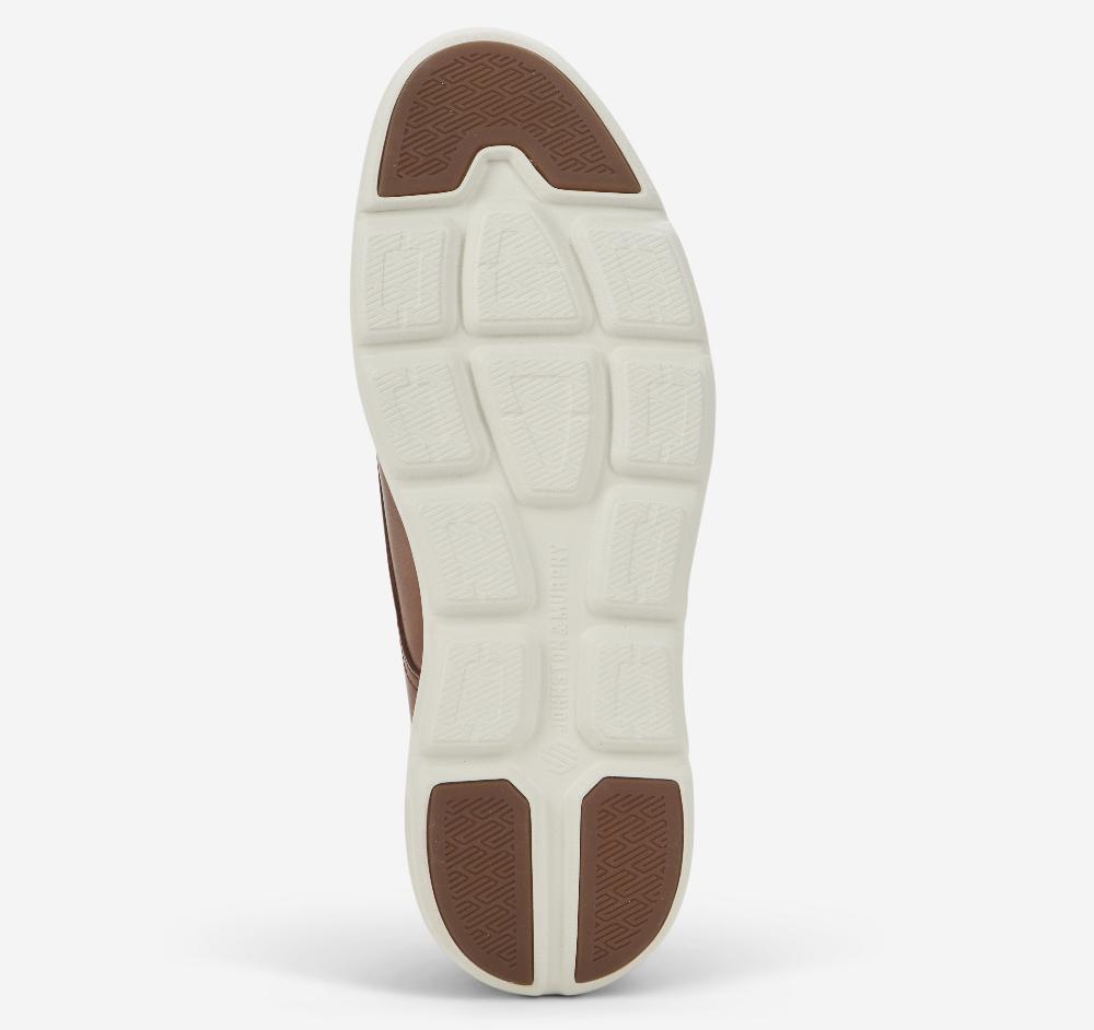 Johnston & Murphy Larkin Plain Toe Tan Italian Calfskin