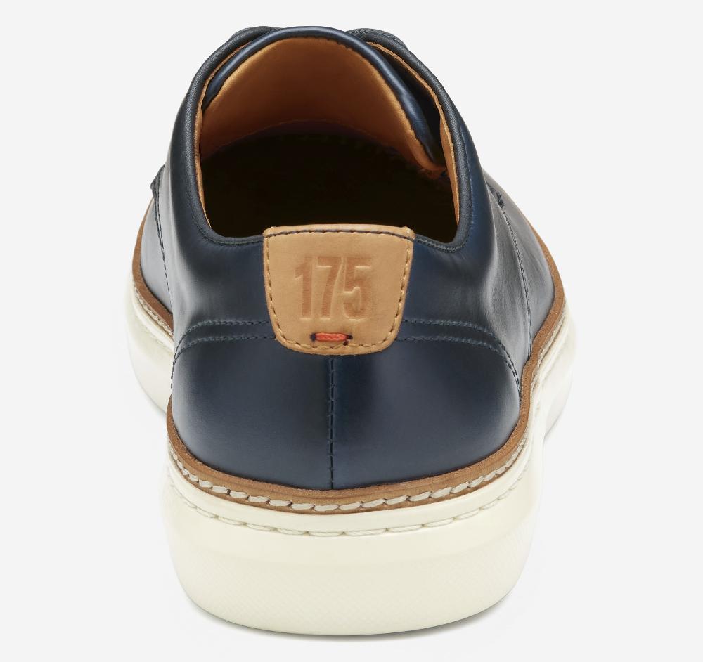 Johnston & Murphy McGuffey 2 175th Anniversary Plain Toe Navy Oiled American Full Grain