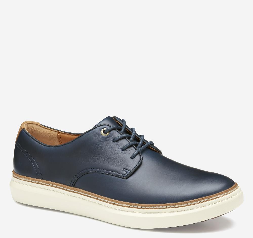 Johnston & Murphy McGuffey 2 175th Anniversary Plain toe Navy Oiled American Full Grain