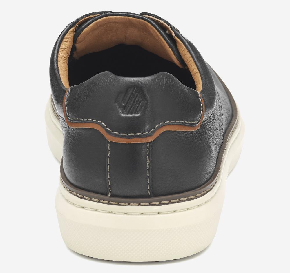 Johnston & Murphy McGuffey 2 Plain Toe Black Full Grain