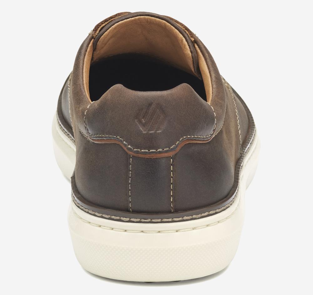 Johnston & Murphy McGuffey 2 Plain Toe Brown Oiled Full Grain