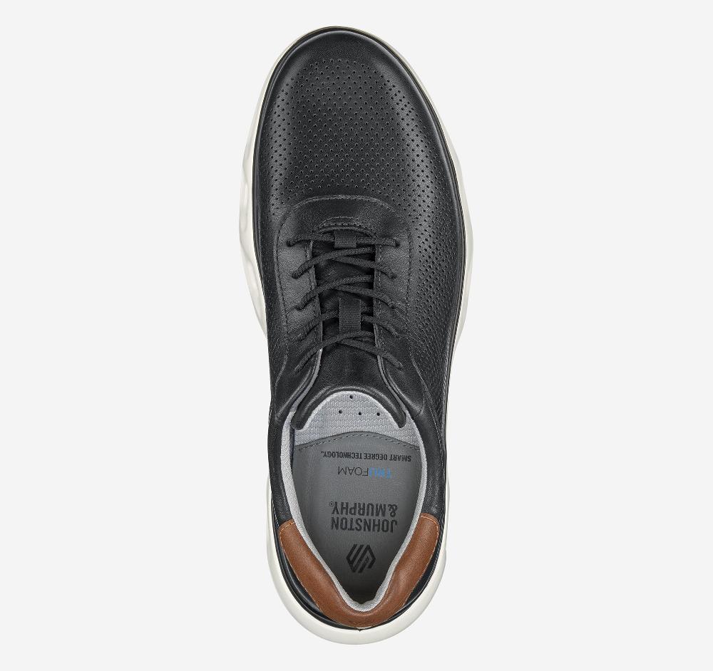 Johnston & Murphy Reactivate U-Throat Black Full Grain