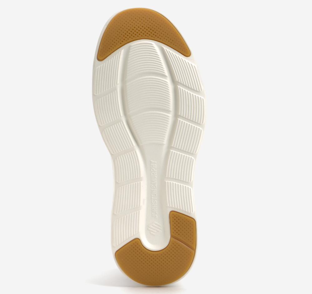 Johnston & Murphy Reactivate U-Throat White Full Grain