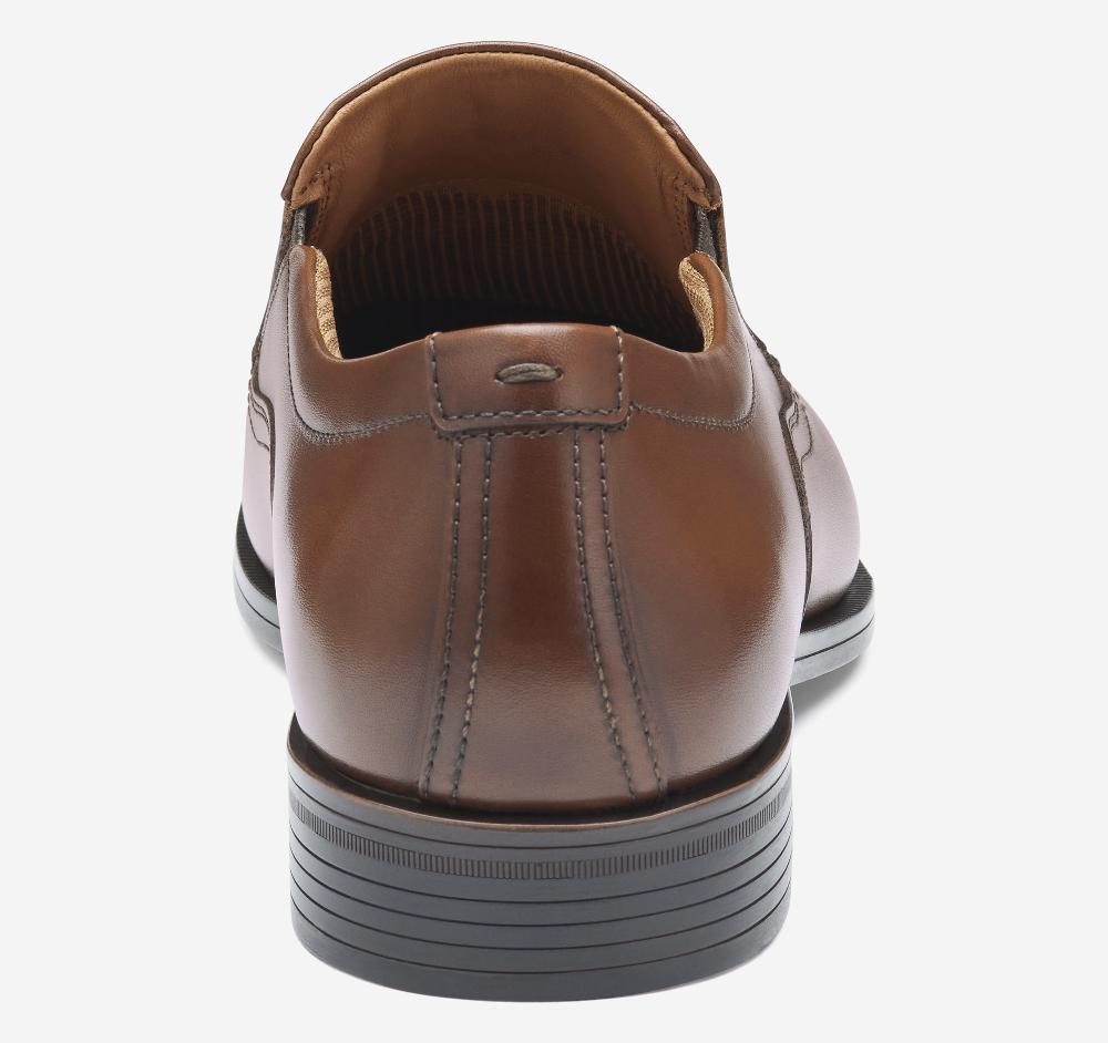 Johnston & Murphy Reeve Run-Off Venetian Loafer Brown Full Grain