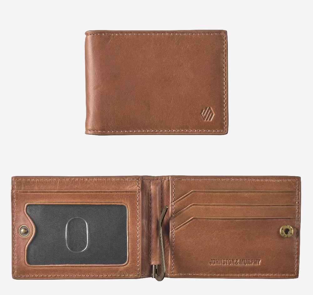 Johnston & Murphy Rhodes Snap Bill Till Tan Full Grain