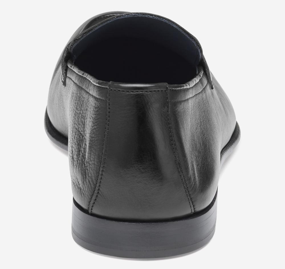 Johnston & Murphy Taylor Penny Loafer Black Italian Calfskin