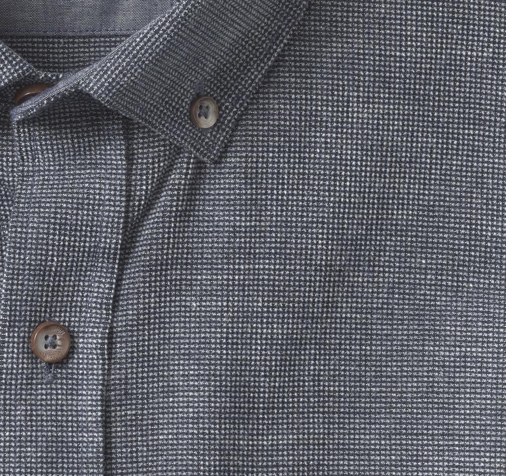 Johnston & Murphy Textured Corduroy Shirt Navy Textured