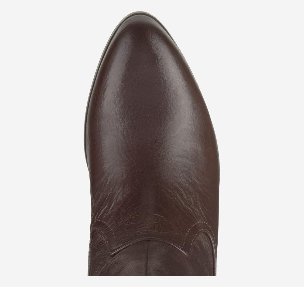 Johnston & Murphy Tristen Tall Boot Dark Brown Full Grain