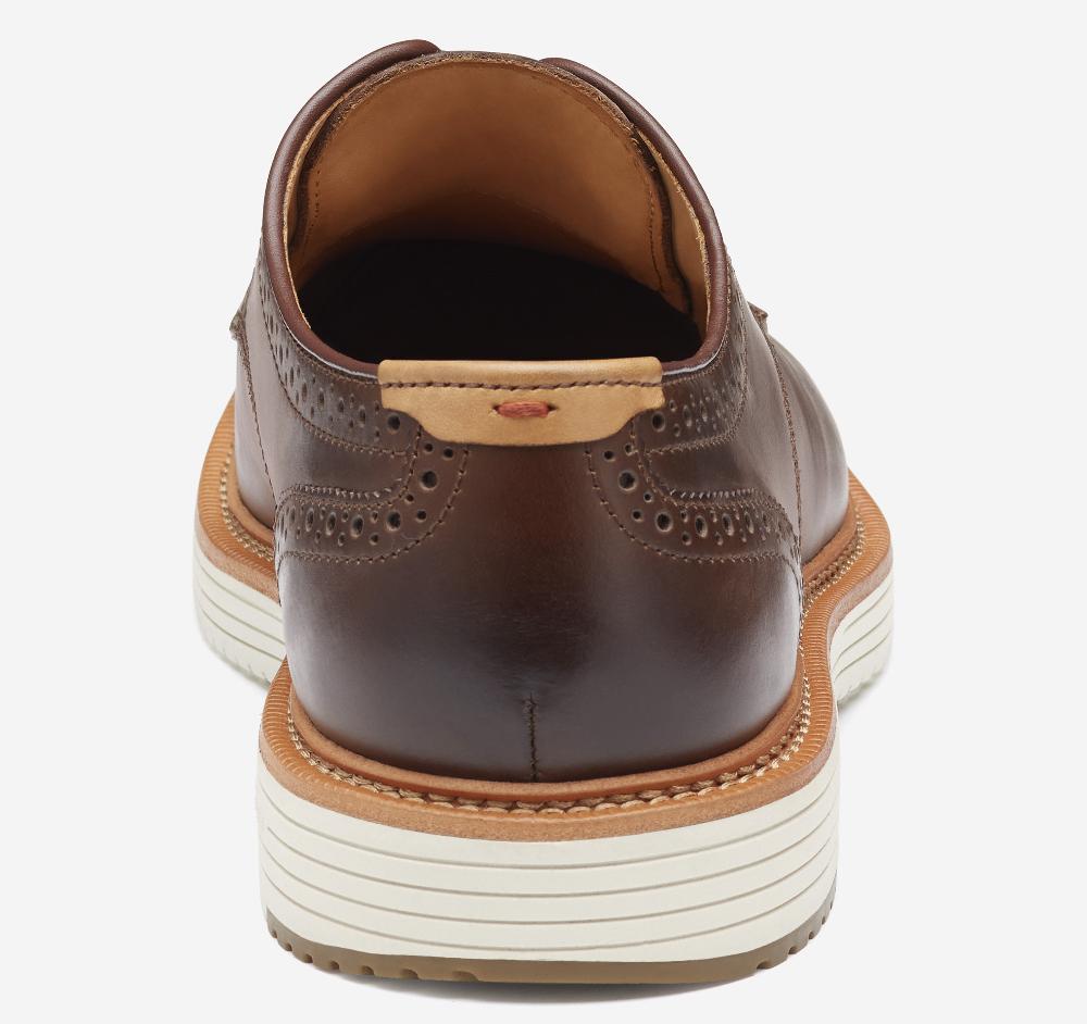 Johnston & Murphy Upton 175th Anniversary Plain Toe Tan Oiled American Full Grain