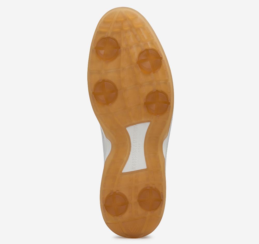 Johnston & Murphy Upton GL1 Luxe Hybrid White Waterproof Full Grain