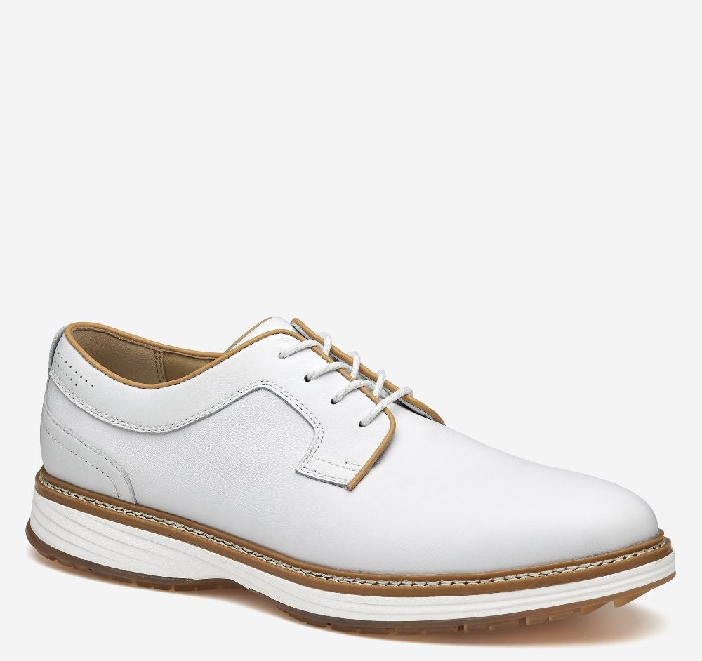 Johnston & Murphy Upton GL1 Luxe Hybrid White Waterproof Full Grain