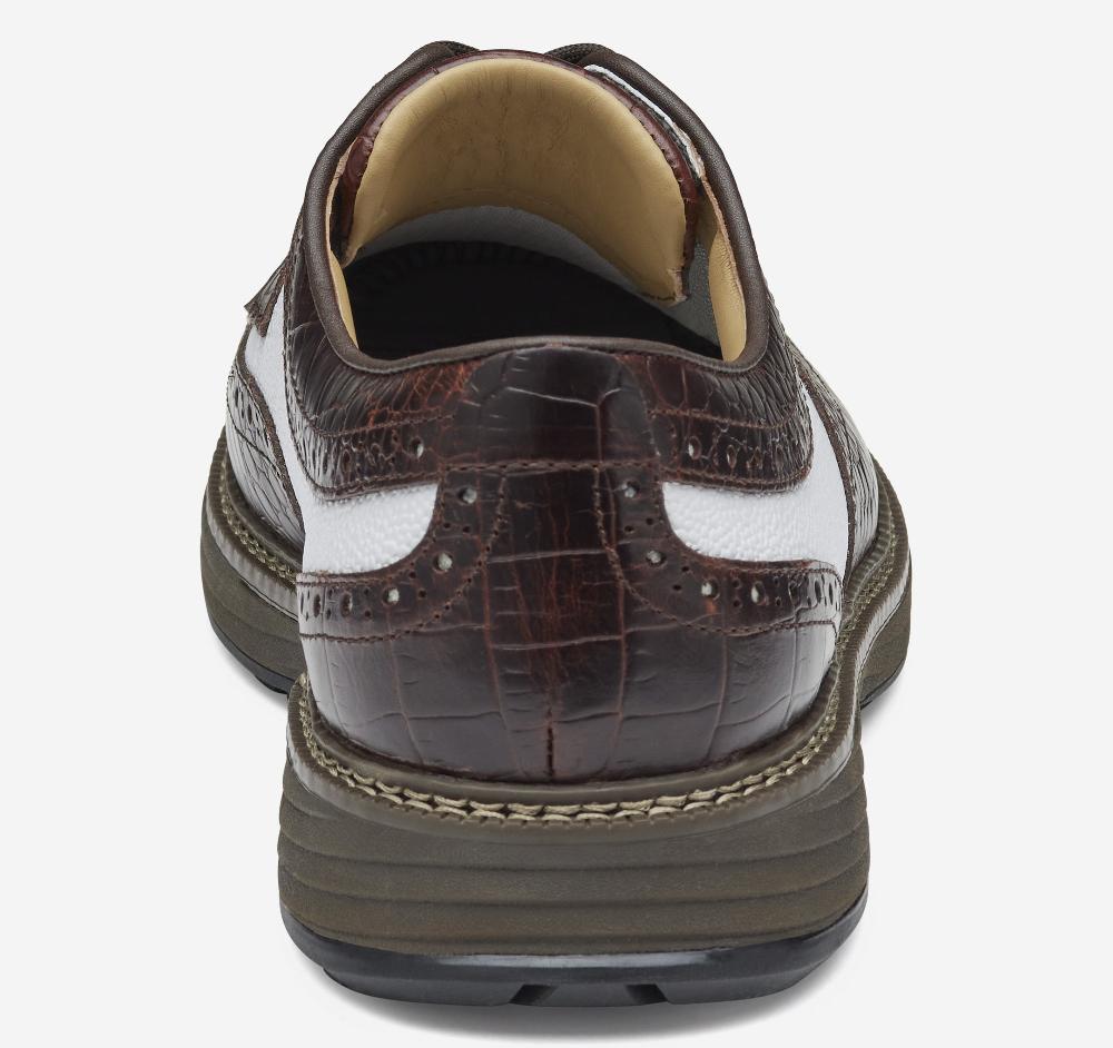 Johnston & Murphy Upton GL3 Luxe Hybrid Dark Brown Waterproof Full Grain/White Scotch Grain