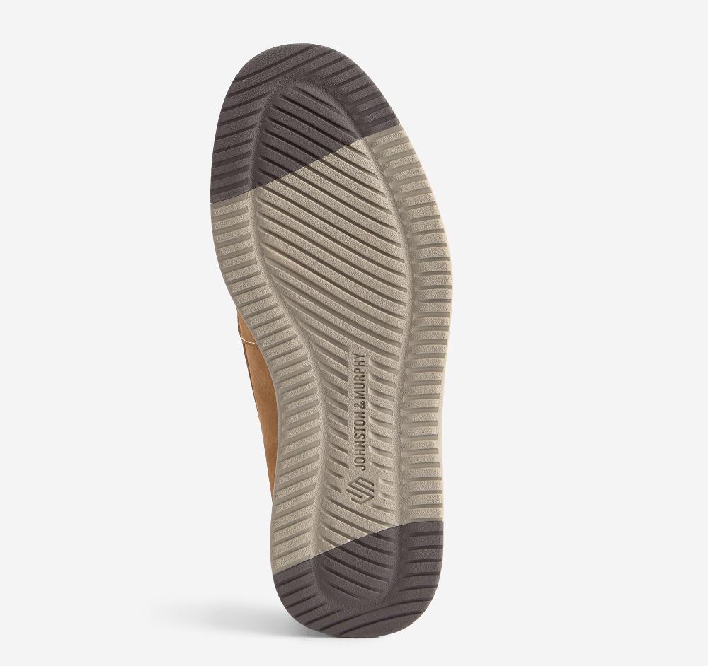 Johnston & Murphy Upton Perfed Venetian Loafer Snuff Nubuck