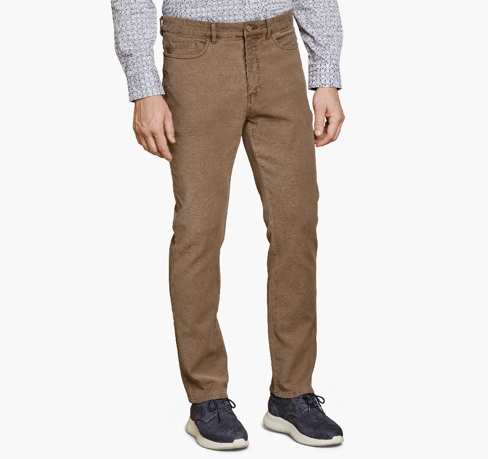 Johnston & Murphy XC Flex® Stretch Five-Pocket Pants Camel