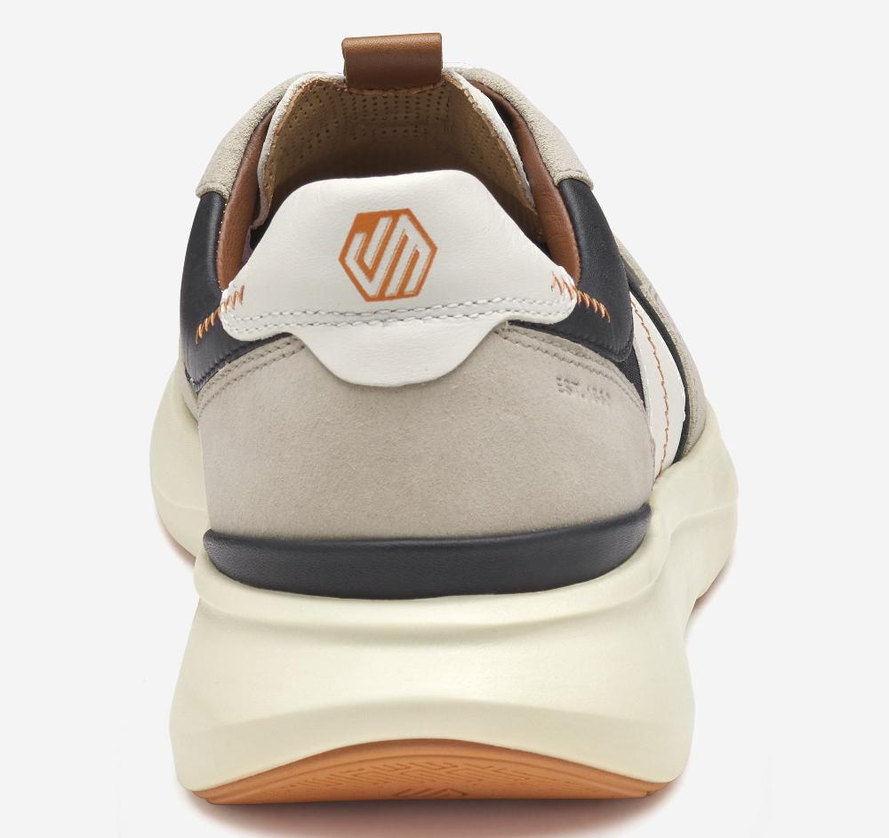 Johnston & Murphy XC+™ Declan Jogger Beige Multi Waterproof Suede/Full Grain Leather