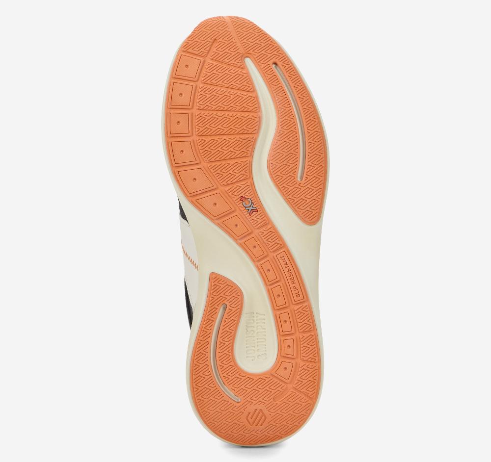 Johnston & Murphy XC+™ Declan Jogger Beige Multi Waterproof Suede/Full Grain Leather