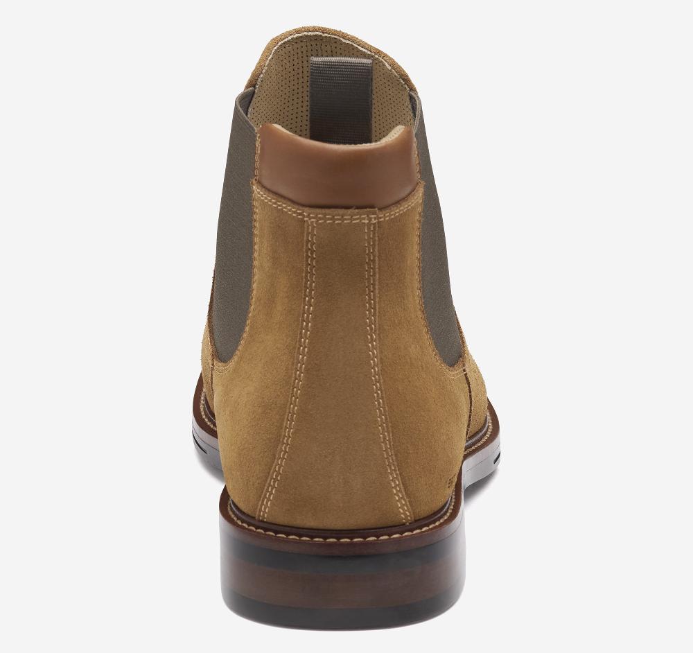 Johnston & Murphy XC+™ Durham Chelsea Boot Snuff Waterproof Waxed Suede