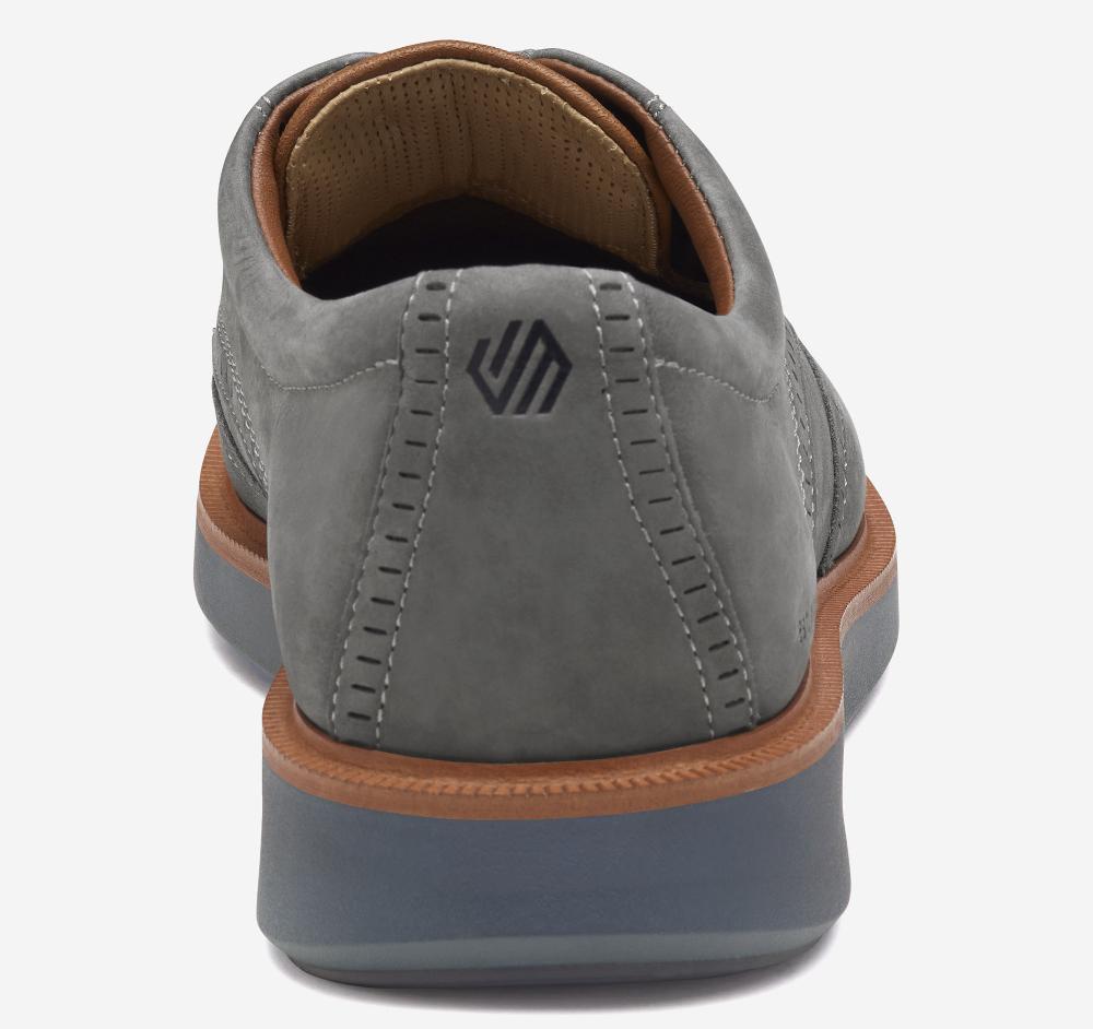 Johnston & Murphy XC+™ Parker Wingtip Gray Waterproof Nubuck