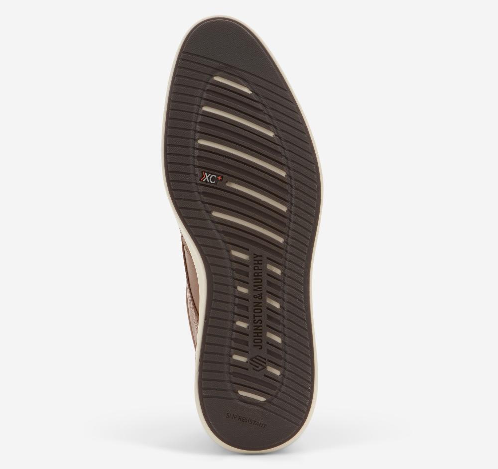 Johnston & Murphy XC+™ Parker Wingtip Tan Waterproof Full Grain Leather