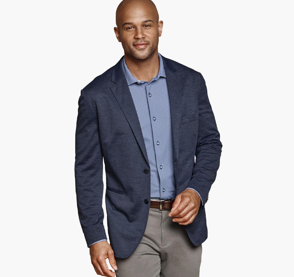 Johnston & Murphy XC4® Cool Degree Blazer Navy Solid