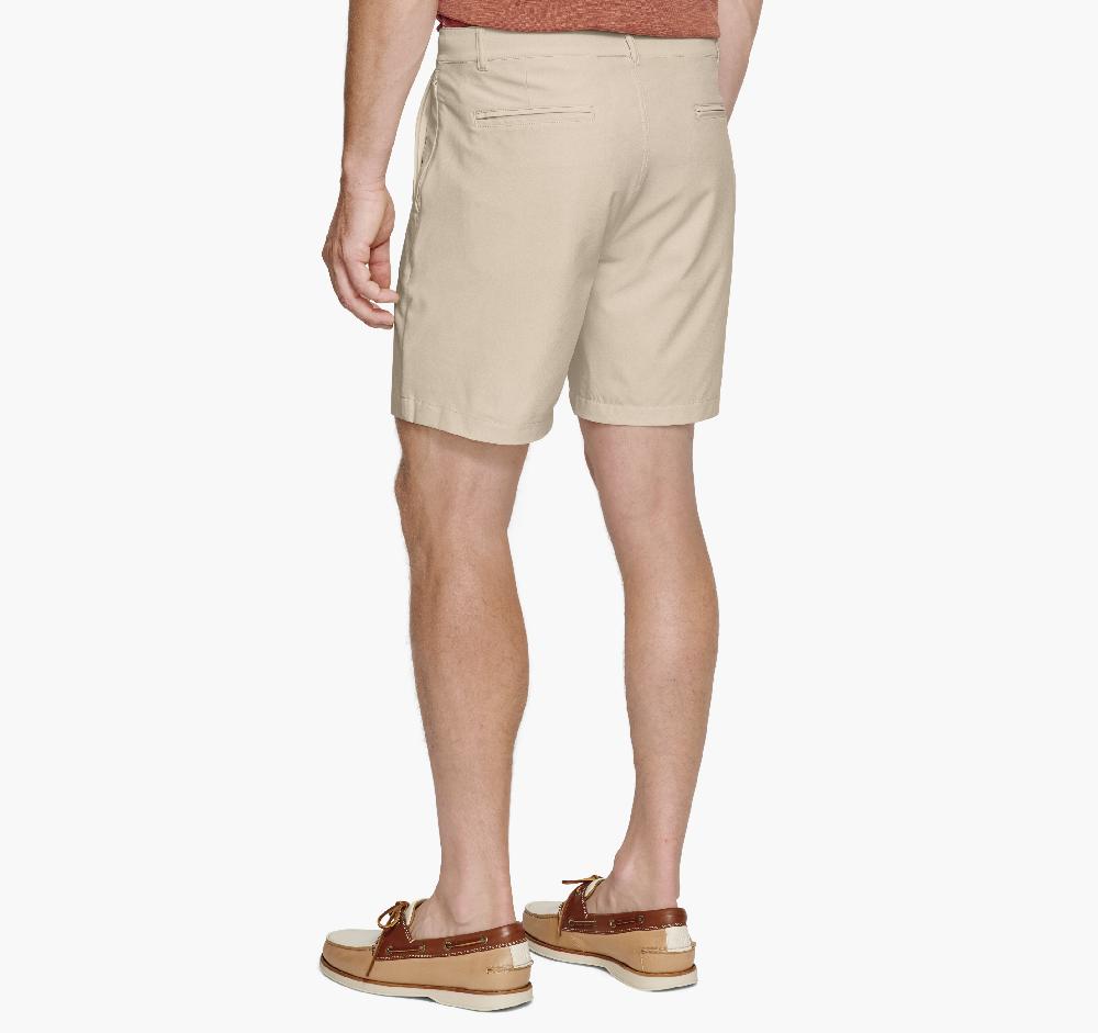 Johnston & Murphy XC4® Performance Flat-Front 7" Shorts Stone Heather
