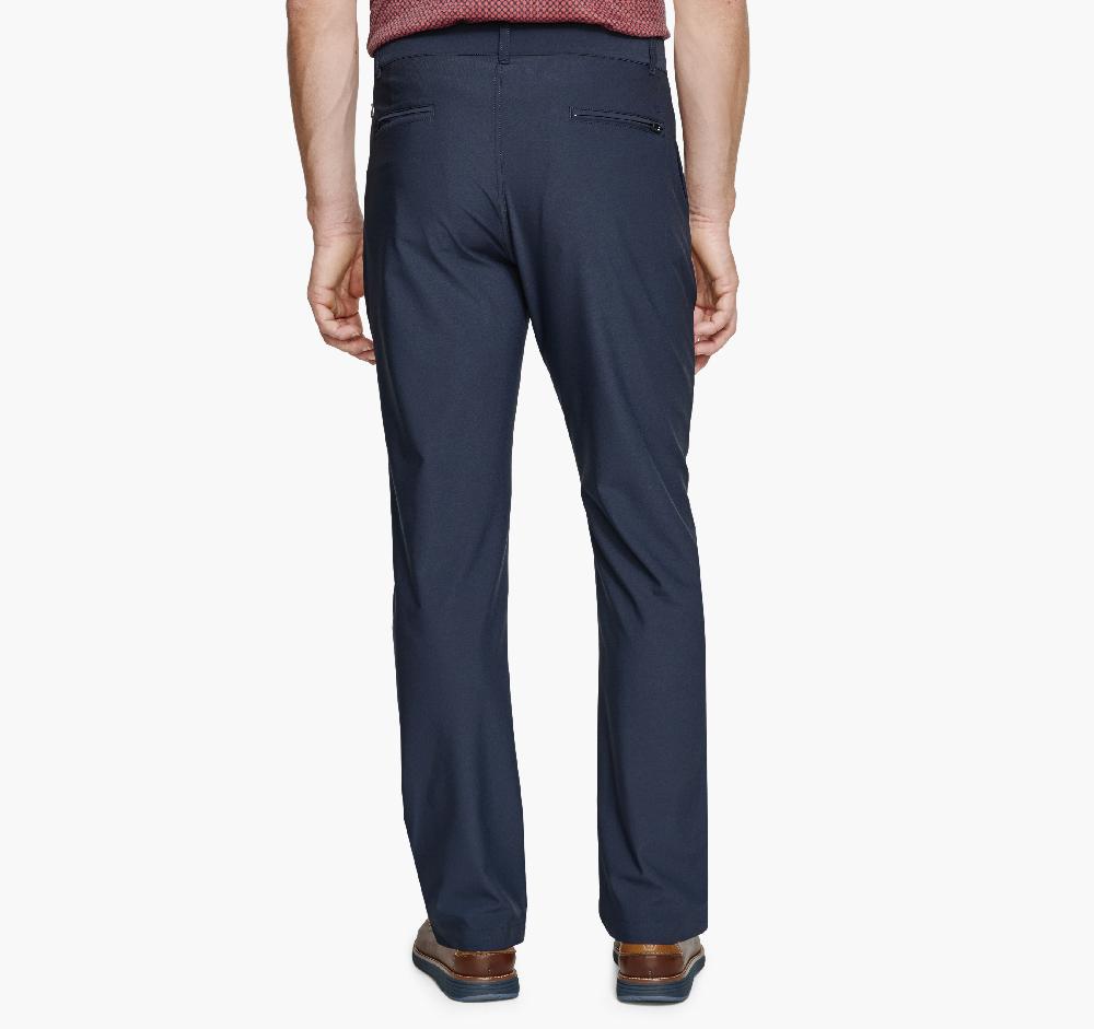 Johnston & Murphy XC4® Performance Flat-Front Pants Navy
