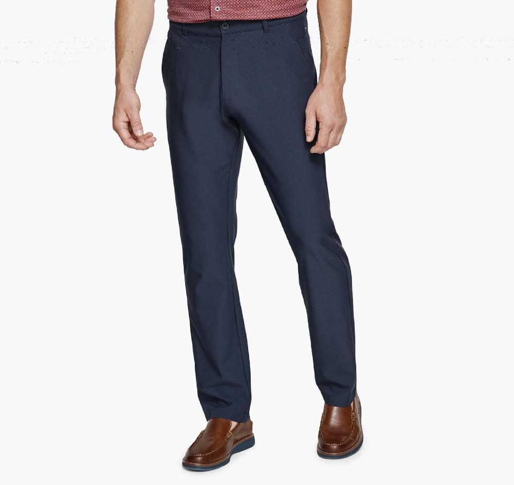 Johnston & Murphy XC4® Performance Flat-Front Pants Navy