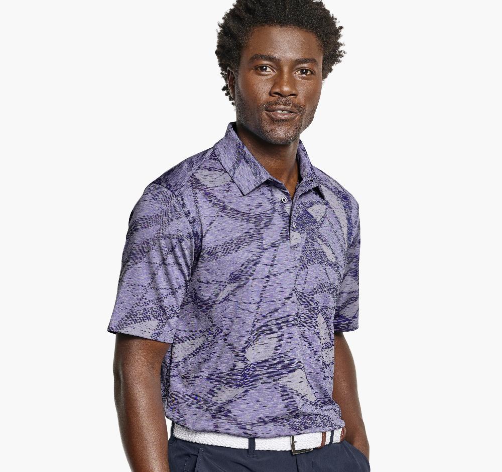 Johnston & Murphy XC4® Performance Polo Purple Large Geo