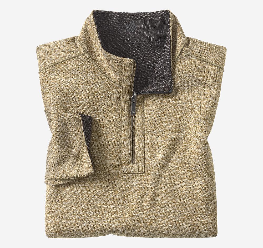Johnston & Murphy XC4® Performance Reversible Quarter-Zip Black/Gold