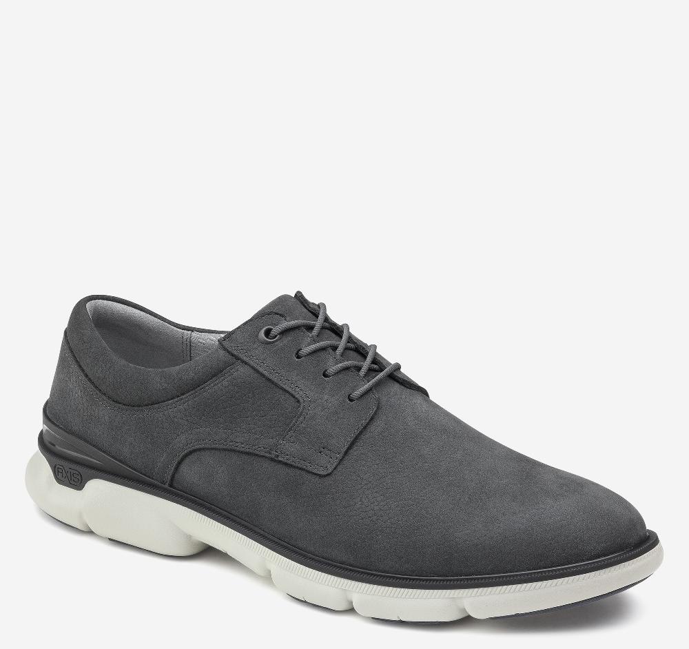Johnston & Murphy XC4® Tanner Plain Toe Dark Gray Nubuck