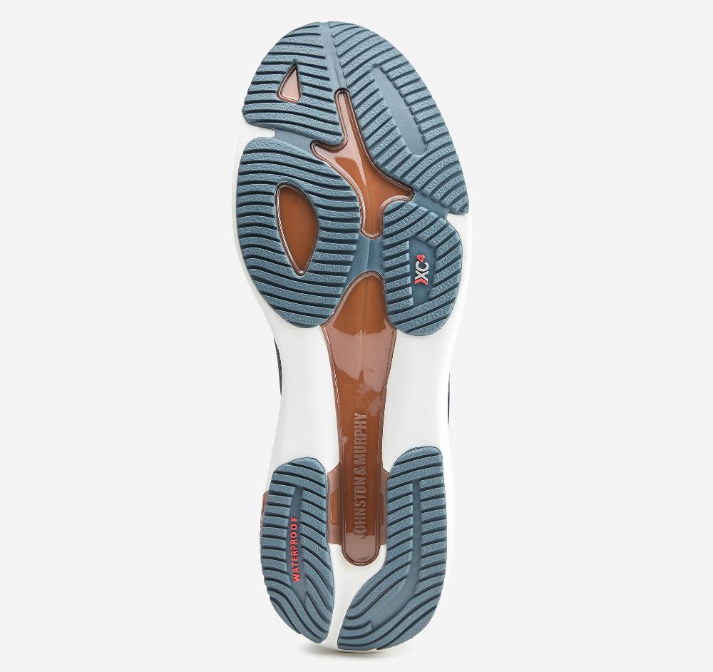 Johnston & Murphy XC4® TR3-Luxe Hybrid Navy Waterproof Nubuck