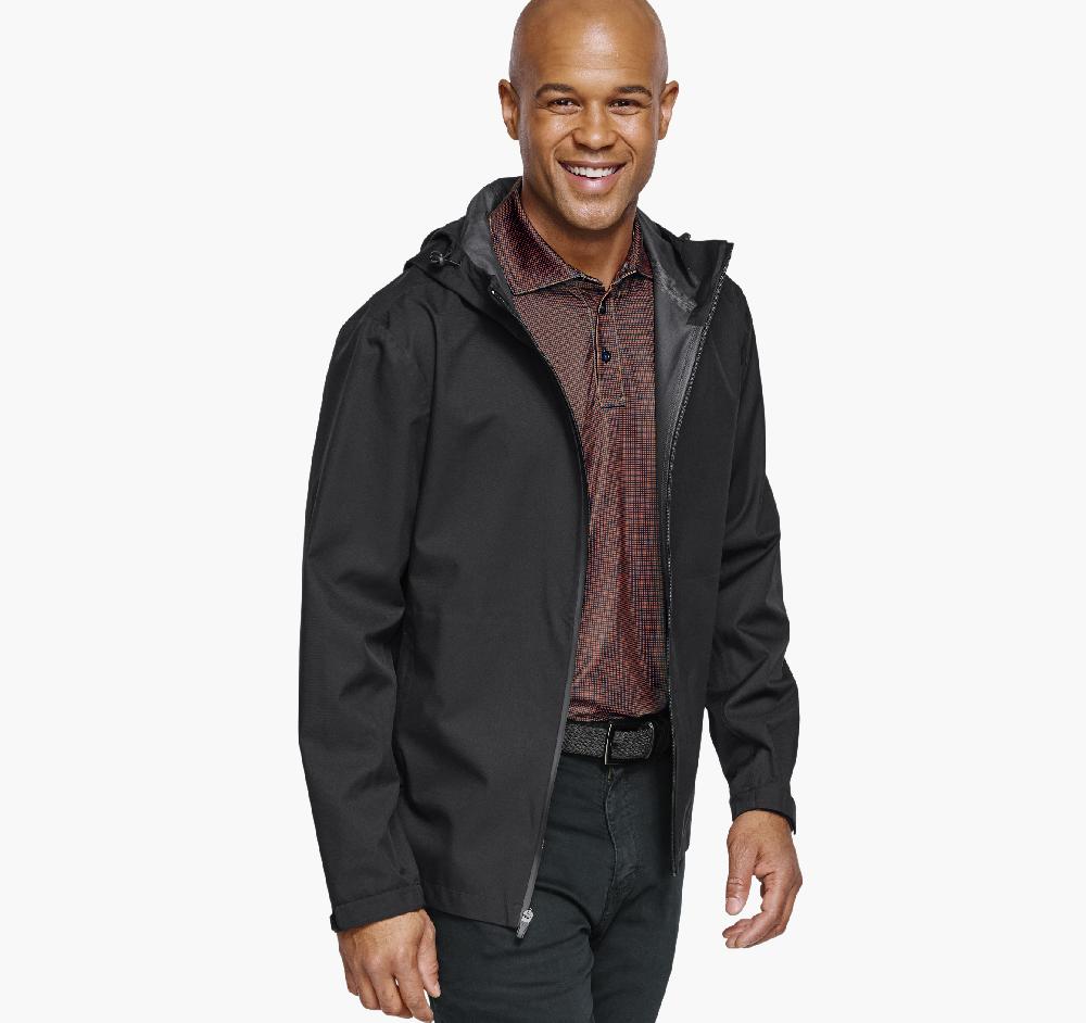 Johnston & Murphy XC4® Waterproof Full-Zip Jacket Black
