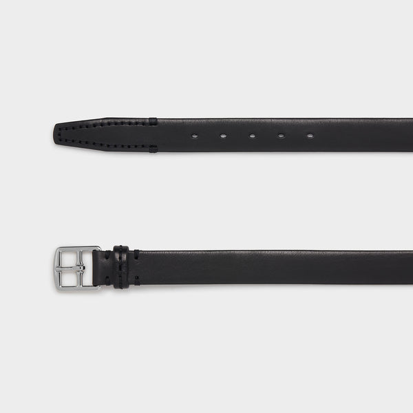 J & M Davidson Harness Buckle End Stitch Belt - 30mm Leopard