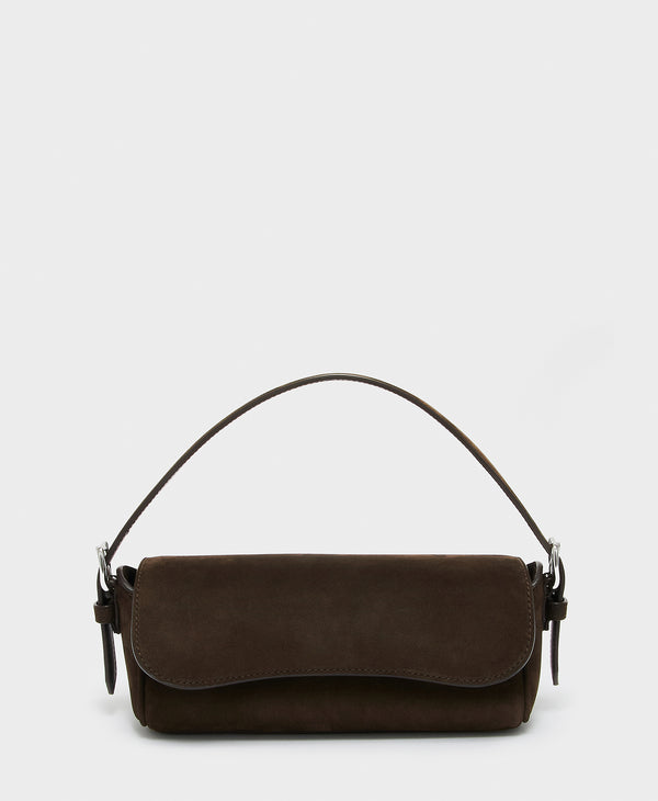 J & M Davidson Bicolour Bonny Baguette Marron